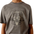 Ariat Desert Badge Tradition T-Shirt - Smoke Pearl - Enfant