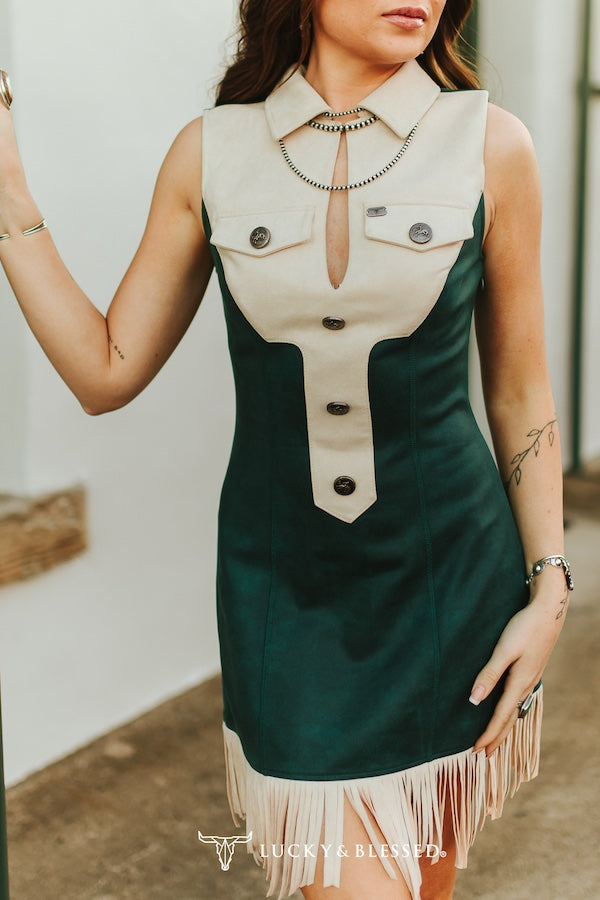 Robe western « Jade Suede » à franges