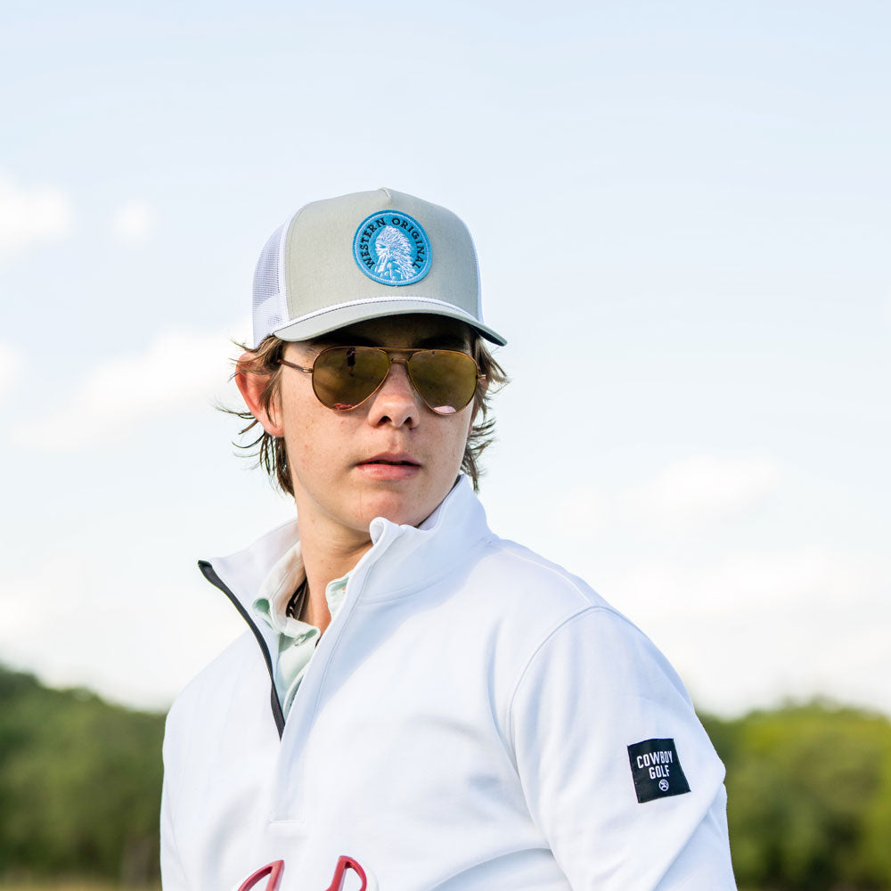 Casquette Hooey Quanah - Gris / Blanc - vue 3