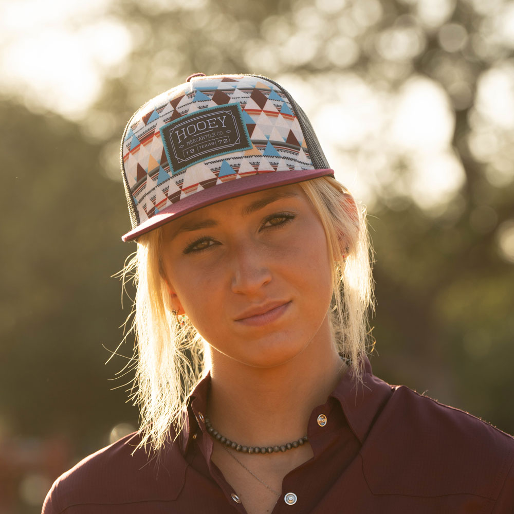Casquette Hooey Doc - Crème motif / Charbon - vue 3