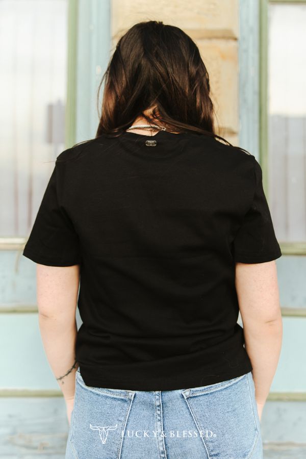 T-shirt à poche Arrow – Noir