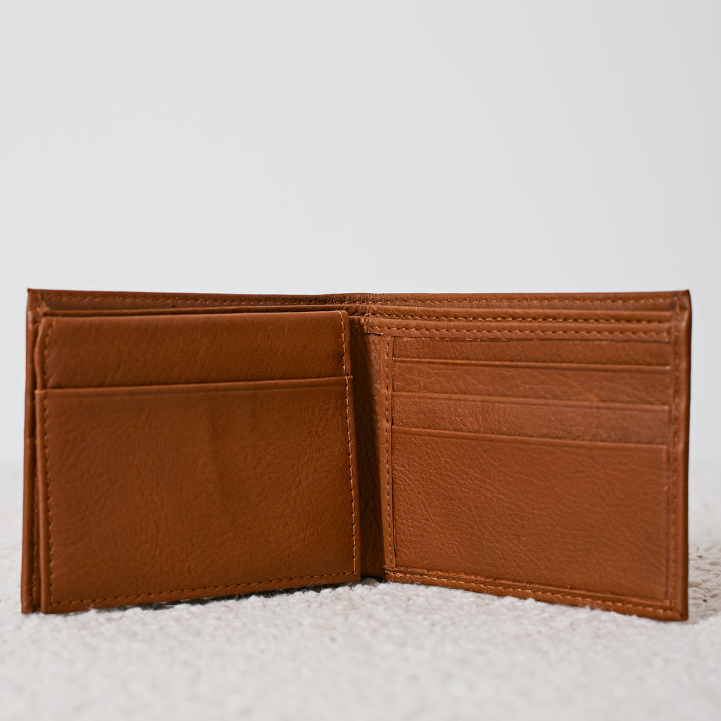 Portefeuille homme en cuir véritable – Classic Brown