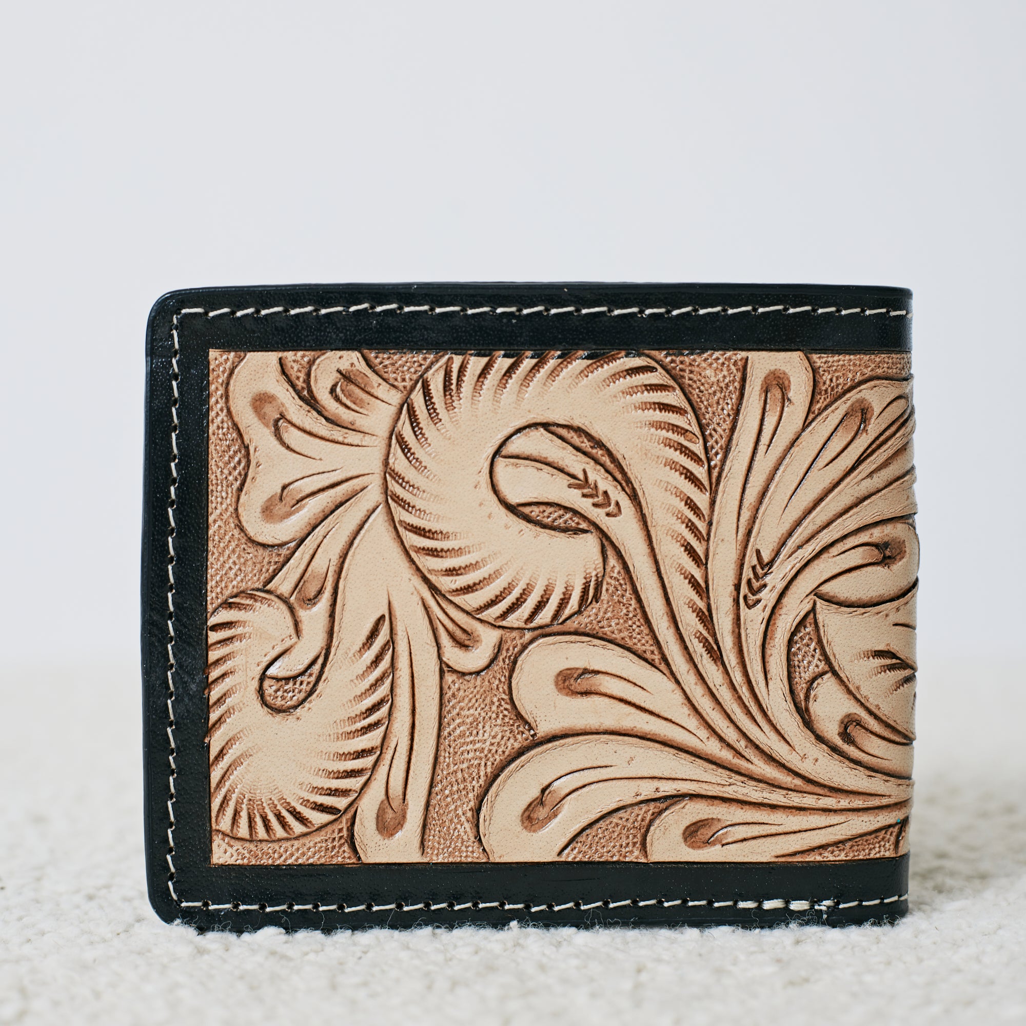 Portefeuille homme western As de pique turquoise
