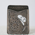 Porte-cartes western chapeau cowboy blanc