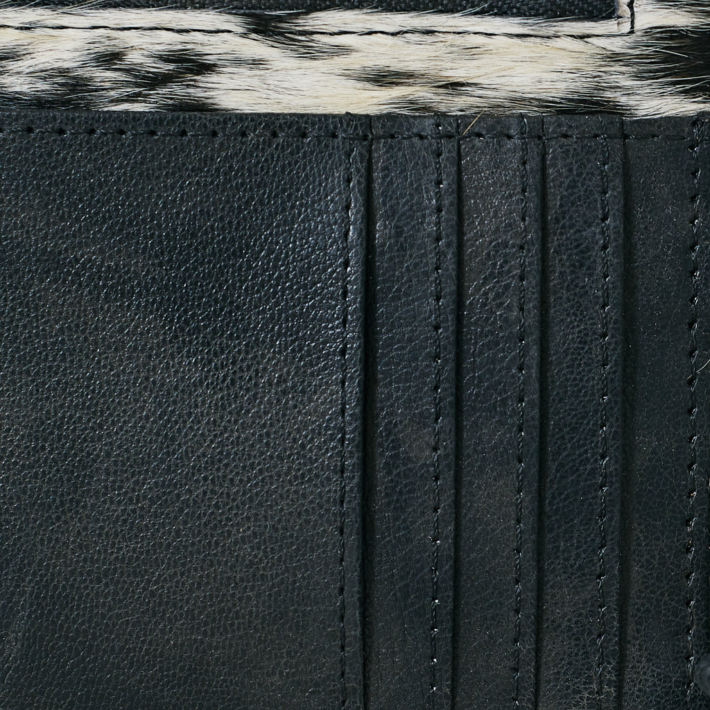 Porte-cartes western avec bracelet porte-clés