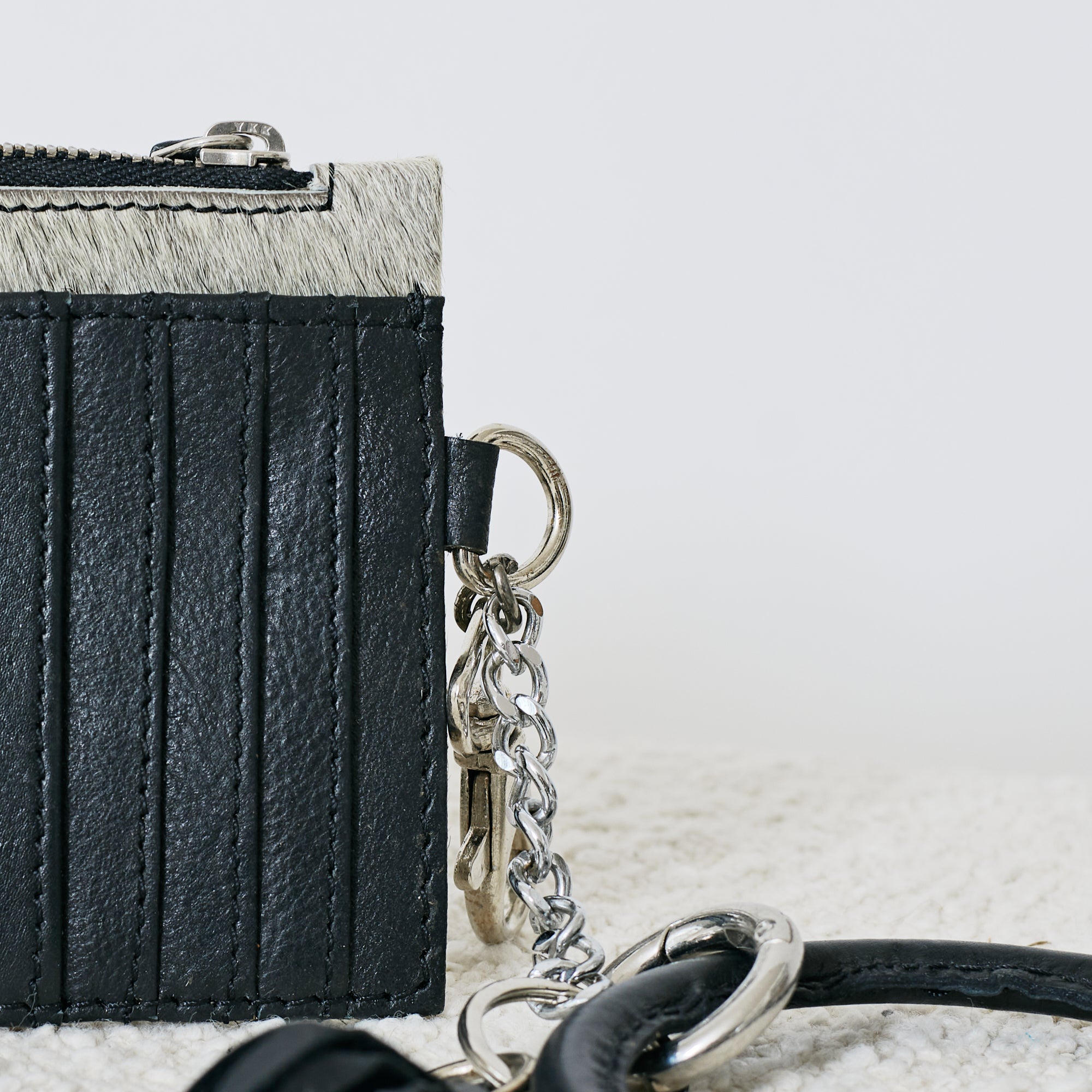 Porte-cartes western avec bracelet porte-clés