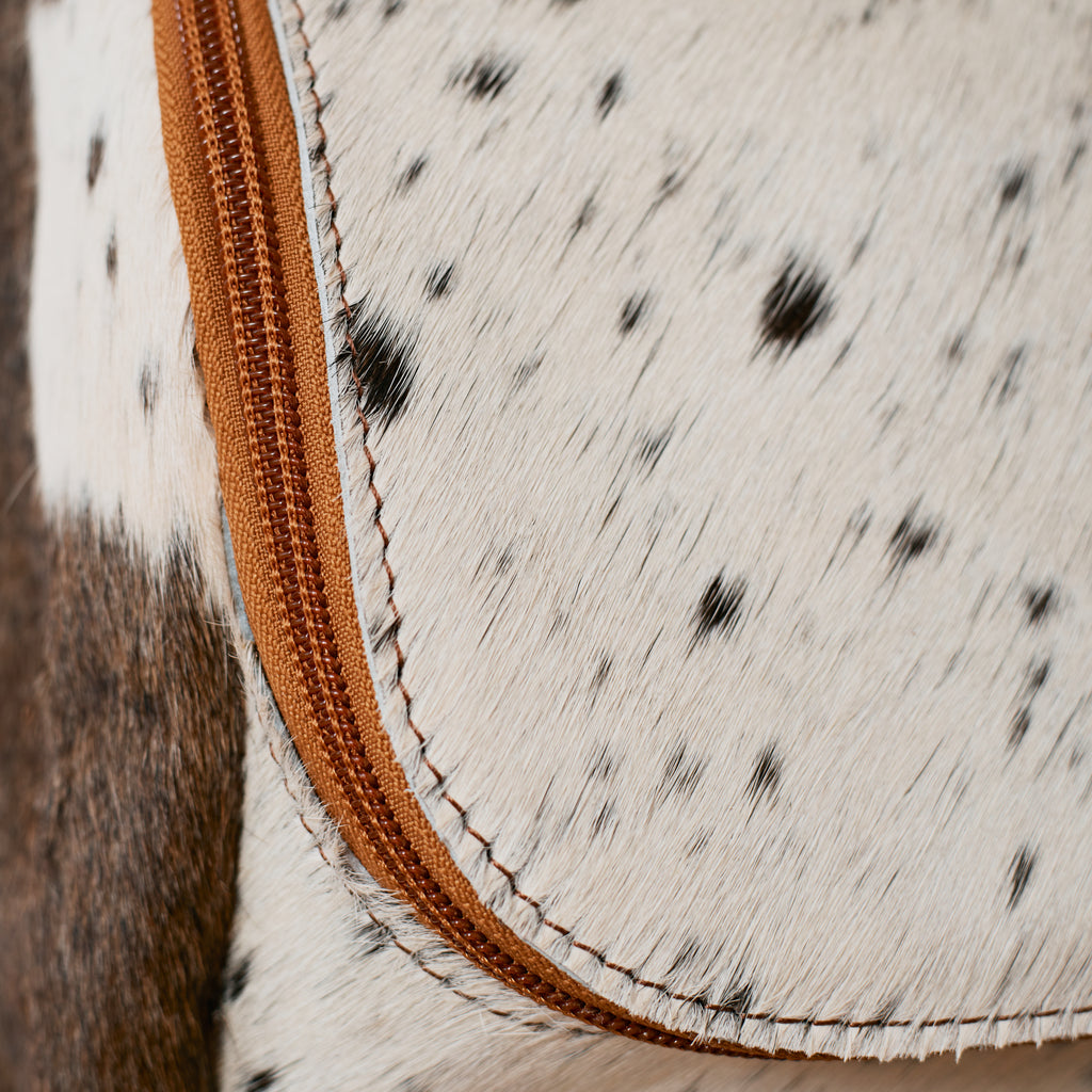 Multifunctional Western Backpack in Real Leather & Hair-on Hide