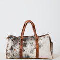 Sac duffle western en cuir & poil véritable
