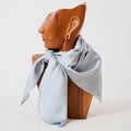 Foulard western satiné gris