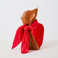 Foulard western satiné rouge