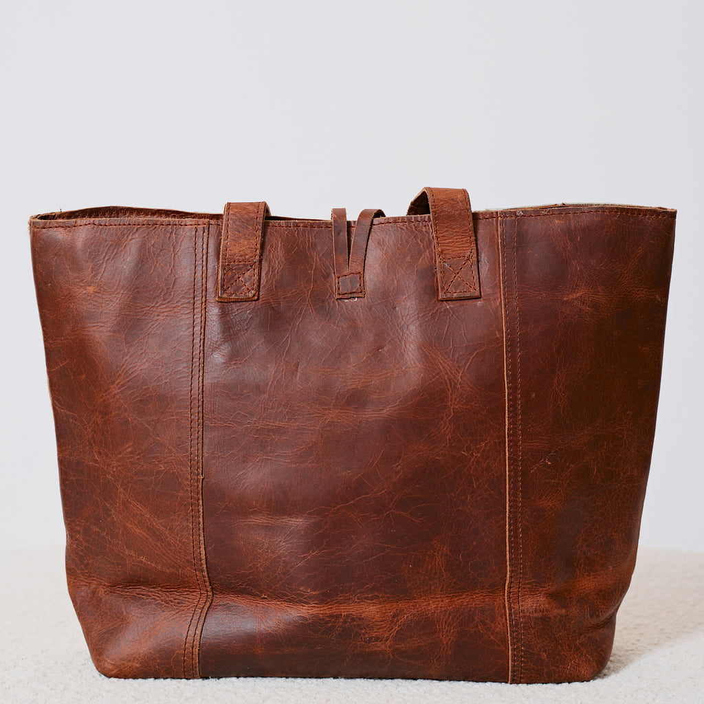Sac à main western en poil de vache tressé