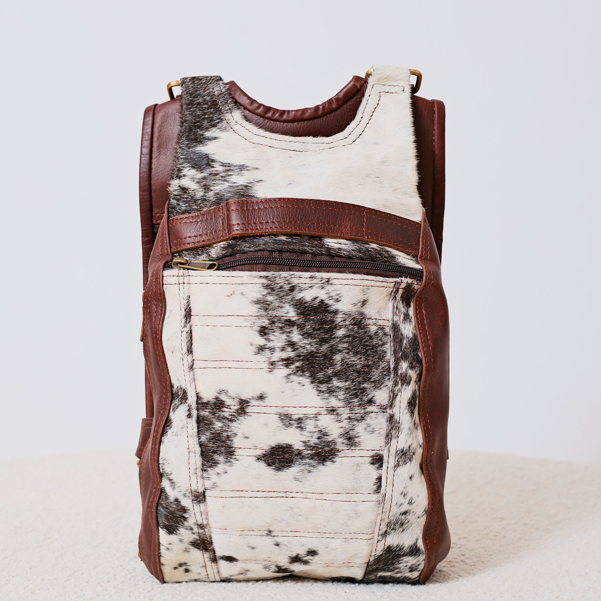 Sac à dos western en poil de vache