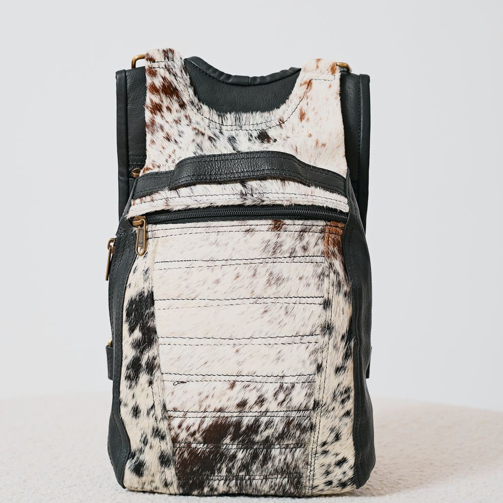 Sac à dos western en poil de vache