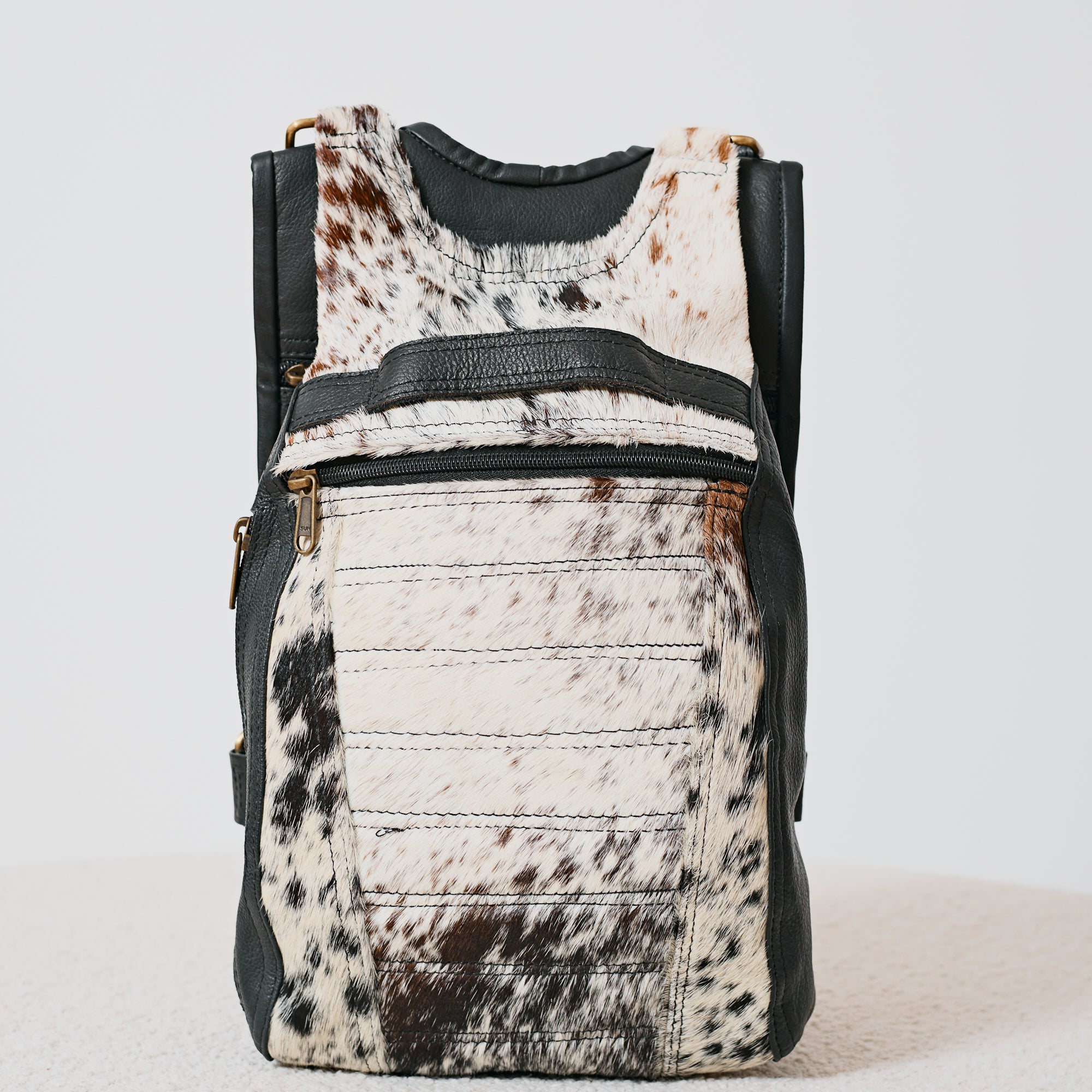 Sac à dos western en poil de vache