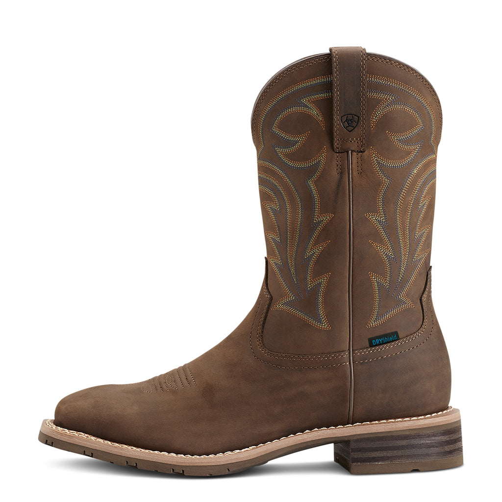 Ariat Hybrid Rancher Homme – Oily Distressed Brown (Botte Ranch Waterproof)