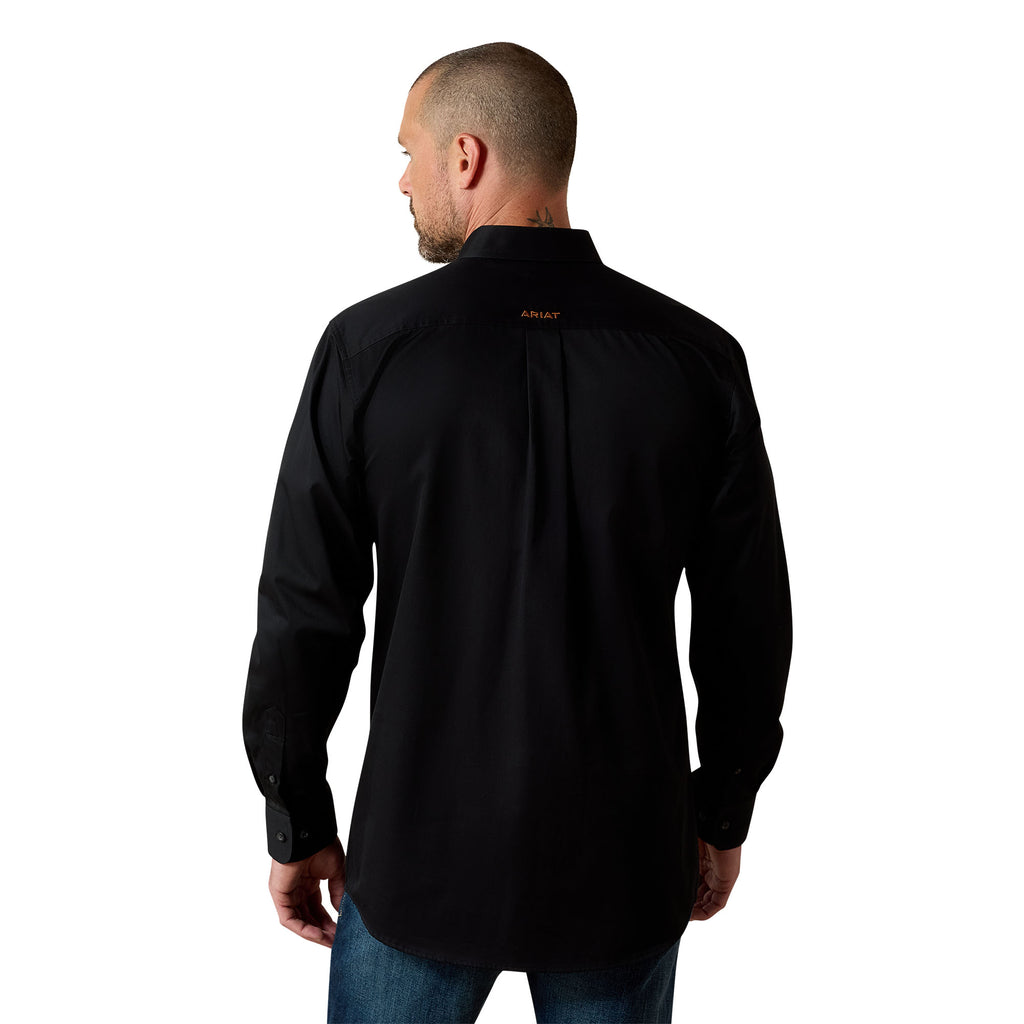 Chemise Twill Classique Noire