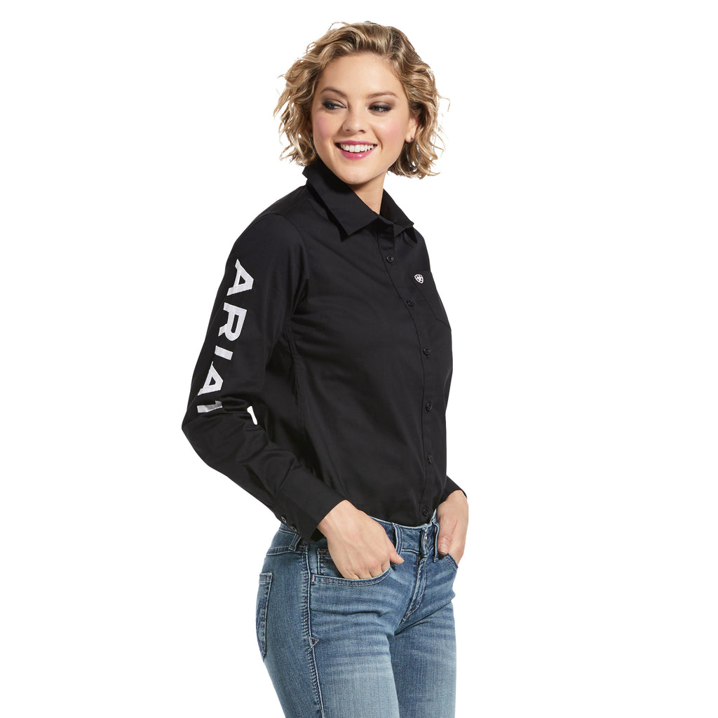 Chemise Ariat Femme – Team Kirby Stretch Black