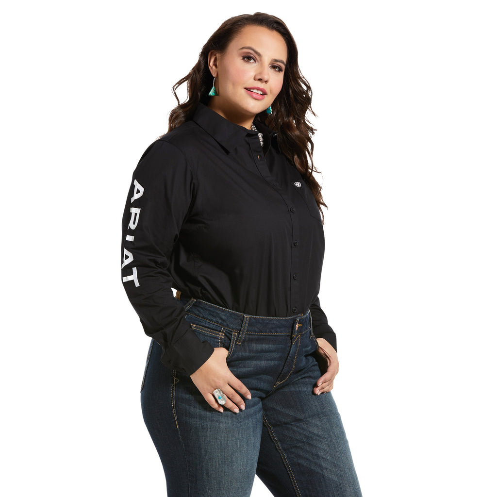 Chemise Ariat Femme – Team Kirby Stretch Black