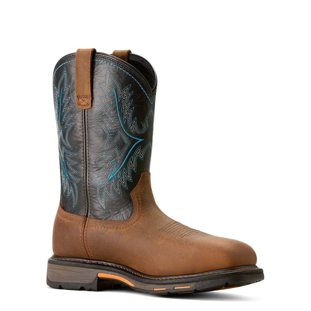 Ariat WorkHog® Homme – Tumbled Bark / Twilight (Botte de Travail Composite)