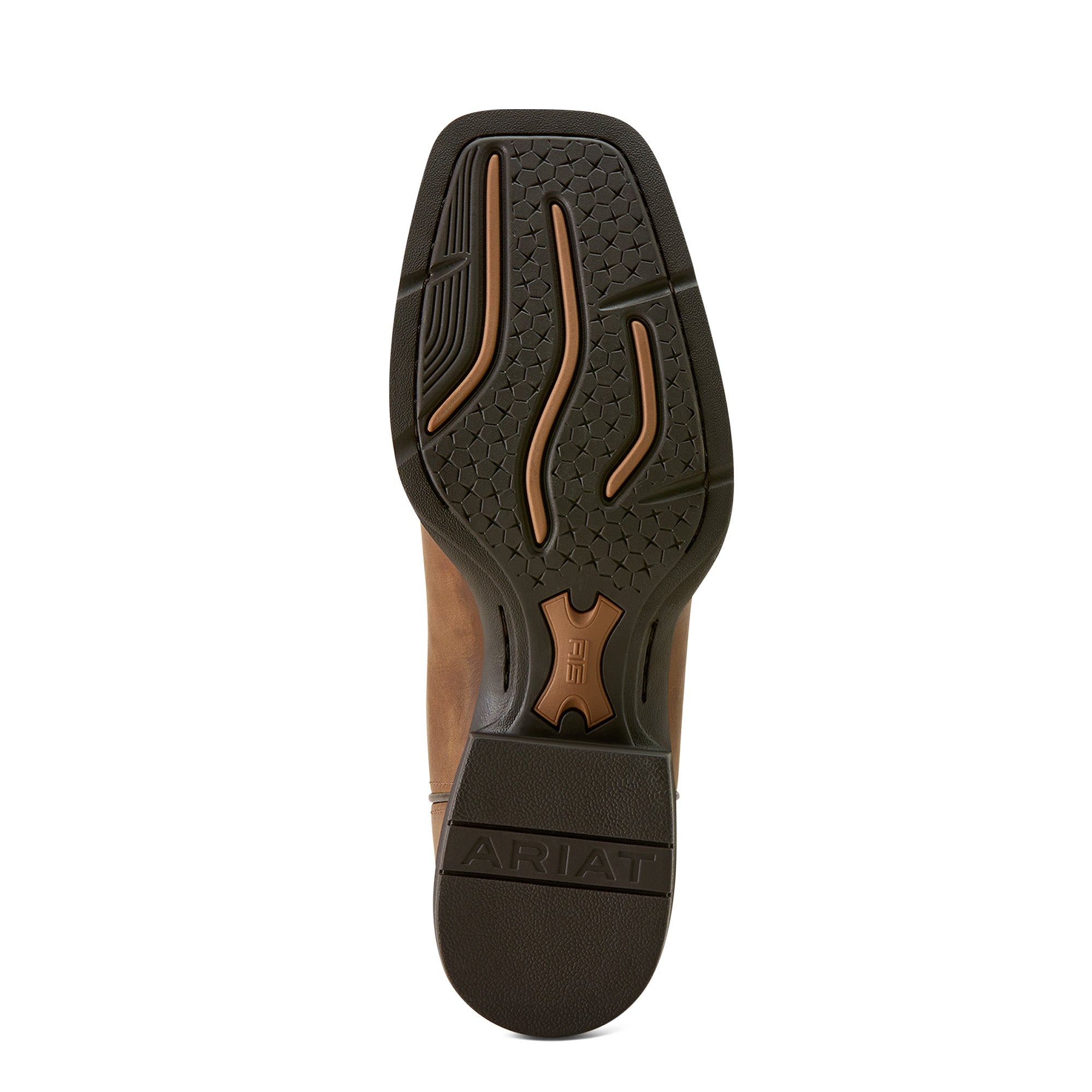 Ariat Sport Steer Skull Homme – Sandstorm / Bitter Chocolate (Botte Cowboy)