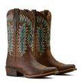 Ariat Beaumont Femme – Sassy Brown / Gilded Tiger Print (Botte Western K Toe)