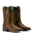 Botte Ariat Enfant – Tombstone Distressed Brown (Bout carré large)