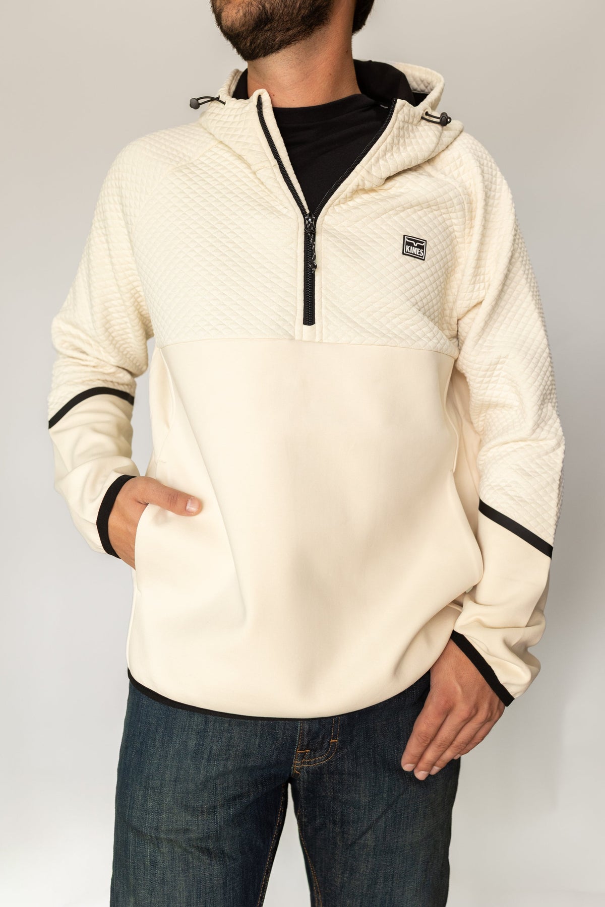 Chandail à capuchon demi-zip Frayser Kimes Ranch pour homme - vue 1
