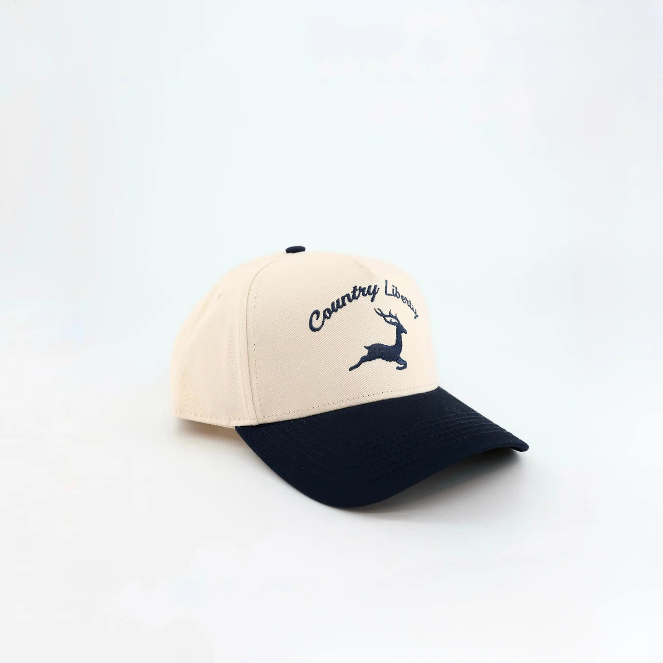 Cream and Camo "Country Liberty Realtree" Cap