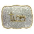 gold belt buckle