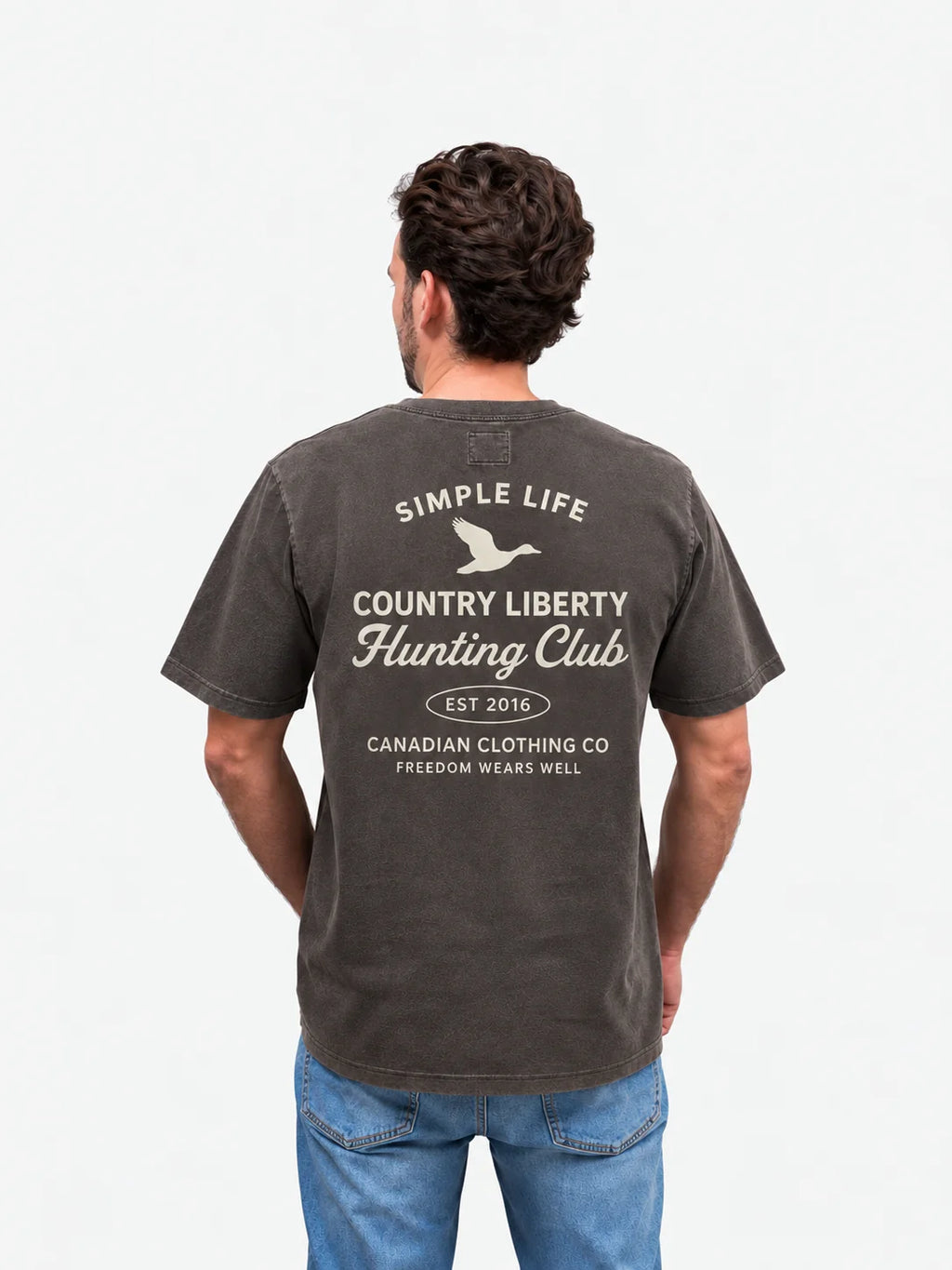 Grey/Naturel CL Hunting Club Tee