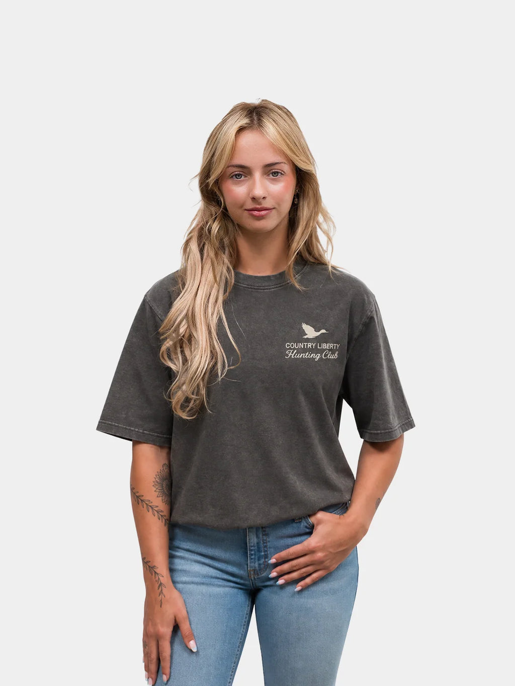 Grey/Naturel CL Hunting Club Tee