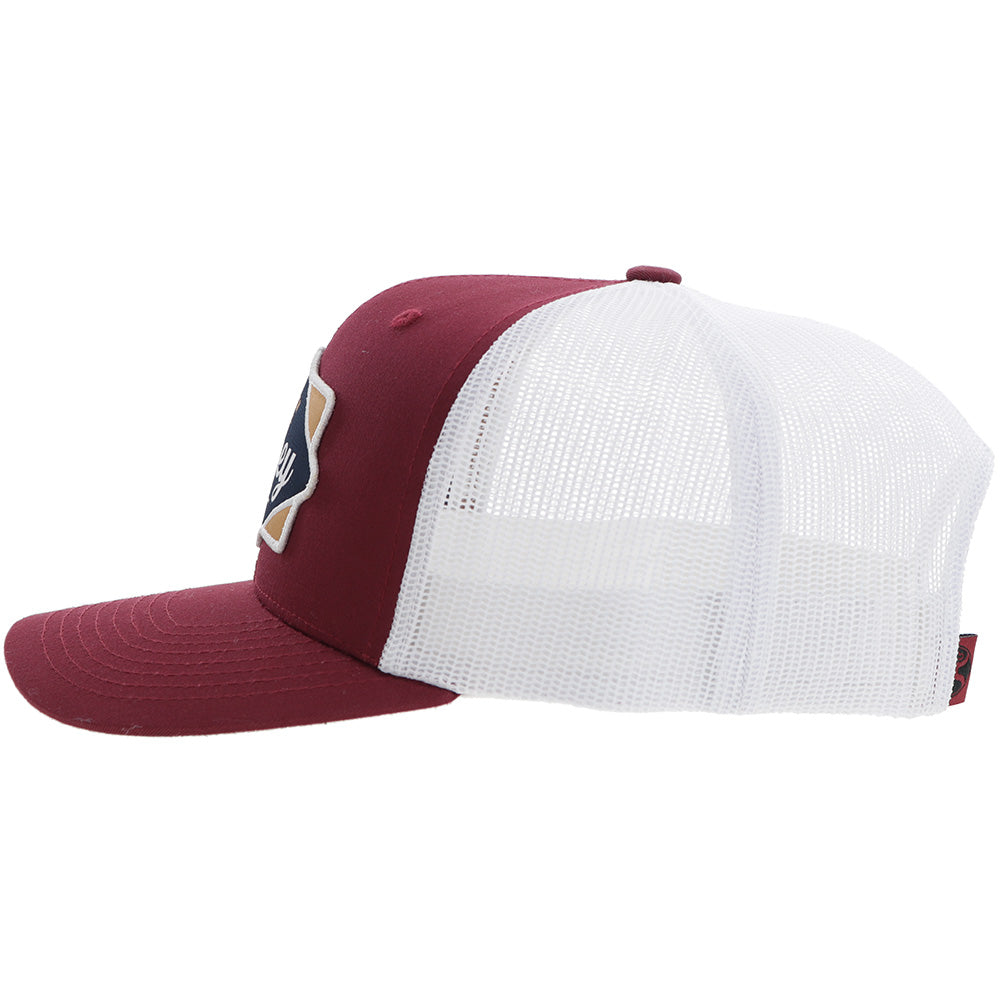 Casquette Hooey Diamond - Rouge / Blanc - vue 3