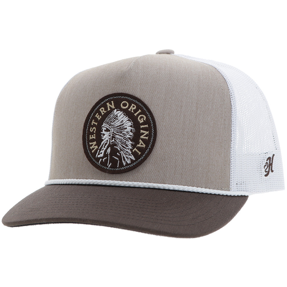 Casquette Hooey Quanah - Beige / Blanc