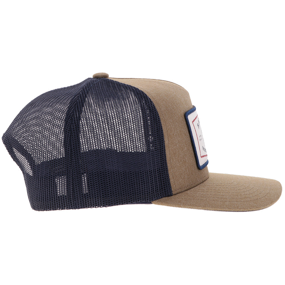Casquette Hooey Rank Stock - Beige / Marine - vue 3