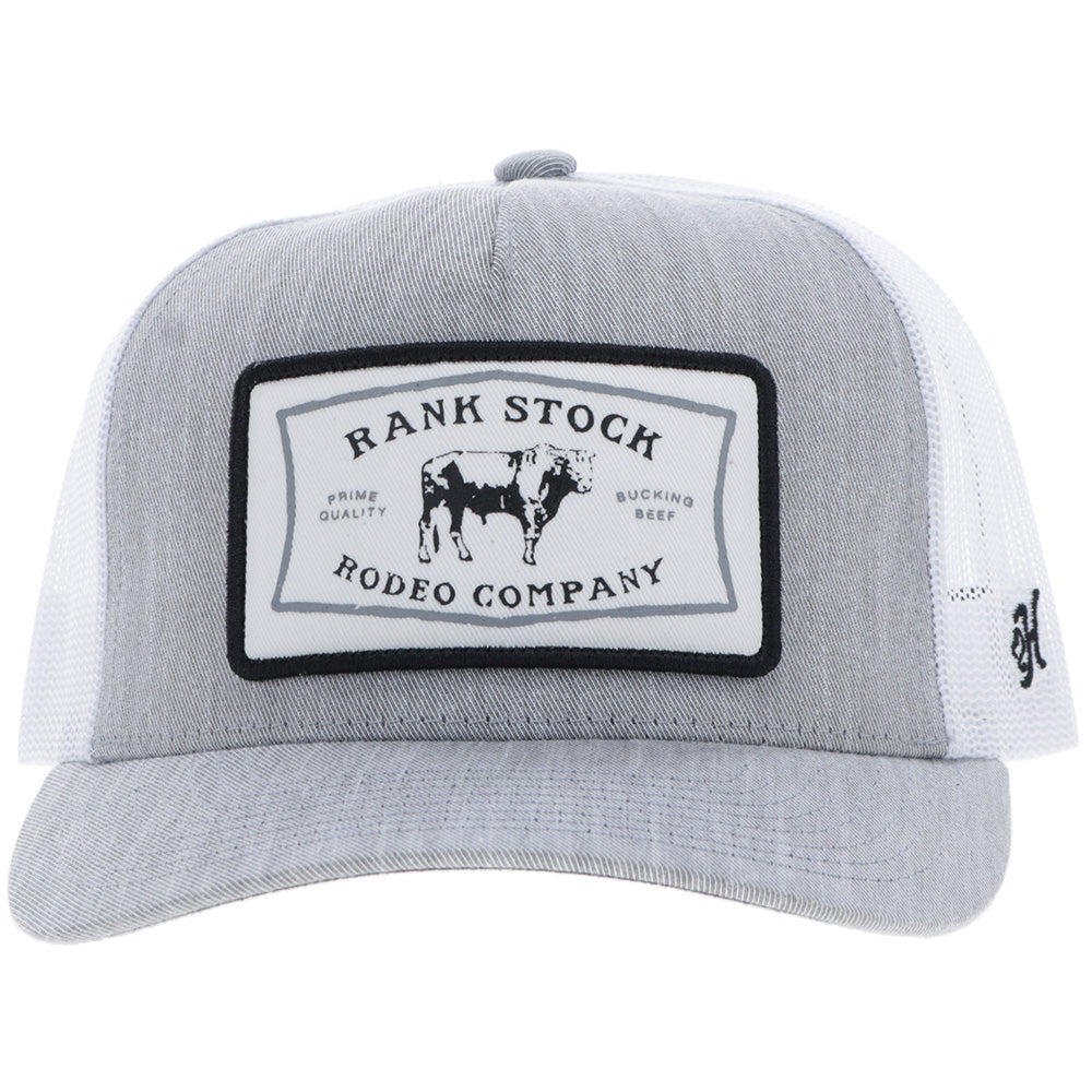 Casquette Hooey Rank Stock - Gris / Blanc - vue 4