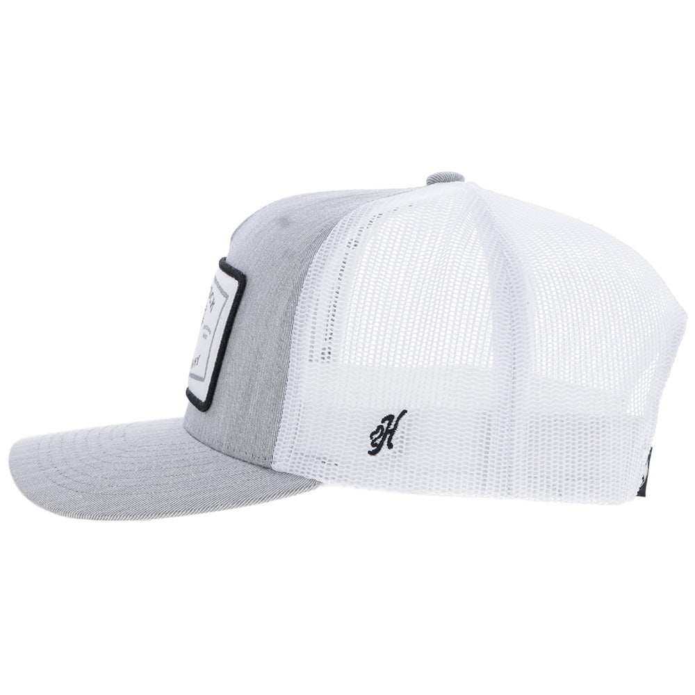 Casquette Hooey Rank Stock - Gris / Blanc - vue 5