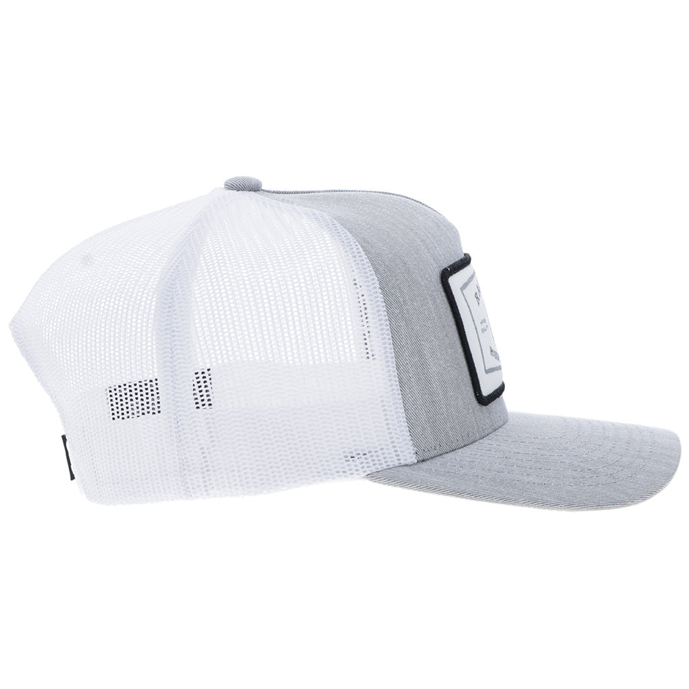 Casquette Hooey Rank Stock - Gris / Blanc - vue 3