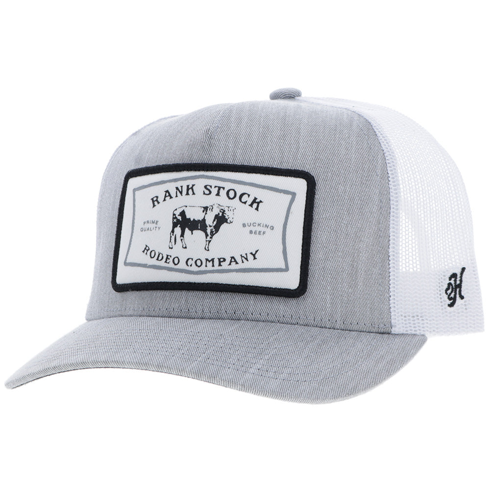Casquette Hooey Rank Stock - Gris / Blanc
