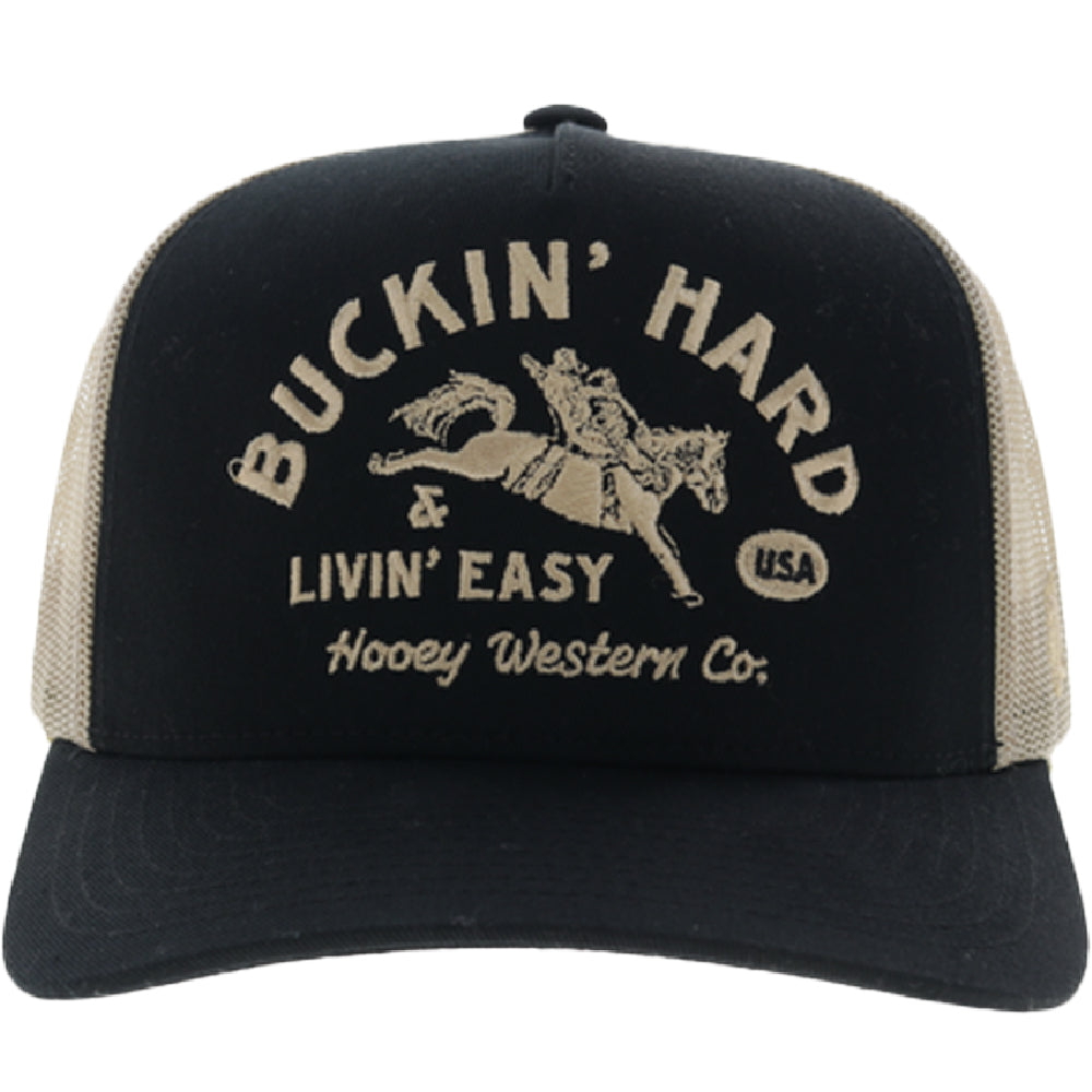 Casquette Hooey Buckin’ Hard - Noir / Beige - vue 4