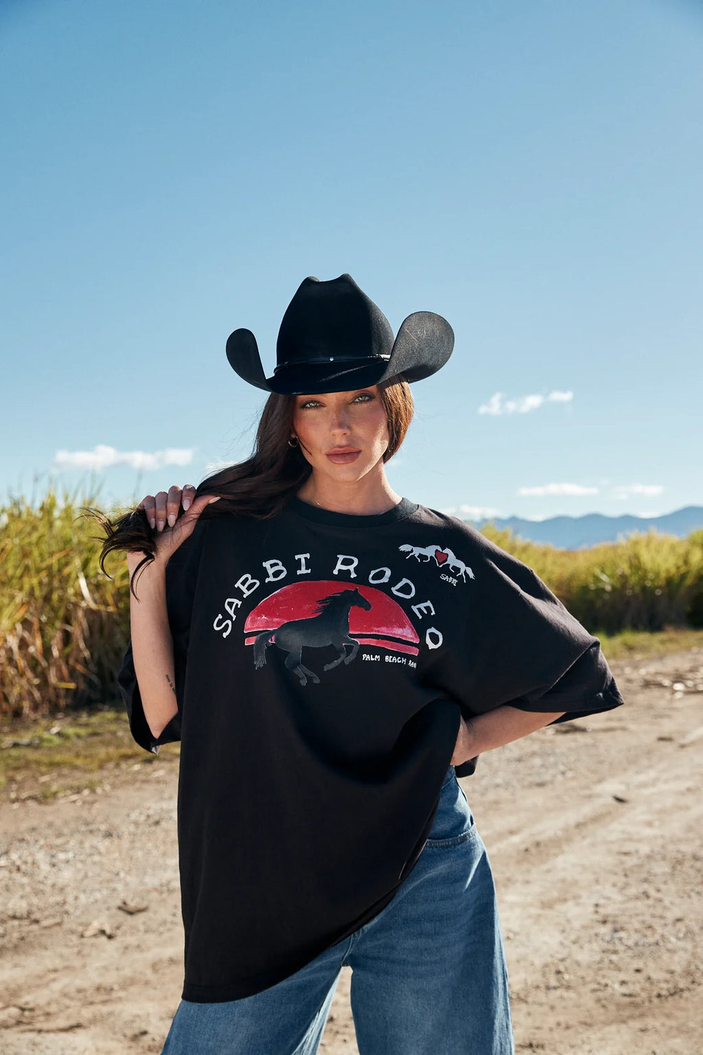 T-shirt I Love Country Music – Noir