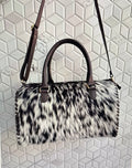 Sac a main western en peau de vache