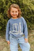 Chandail Saddle Up pour enfant – Bleu
