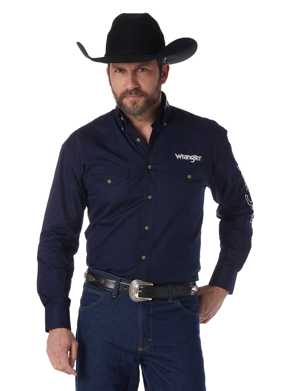 Wrangler® Logo Long Sleeve Shirt