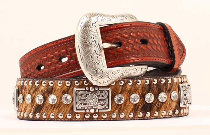 Ceinture Calf Hair Rhinestone