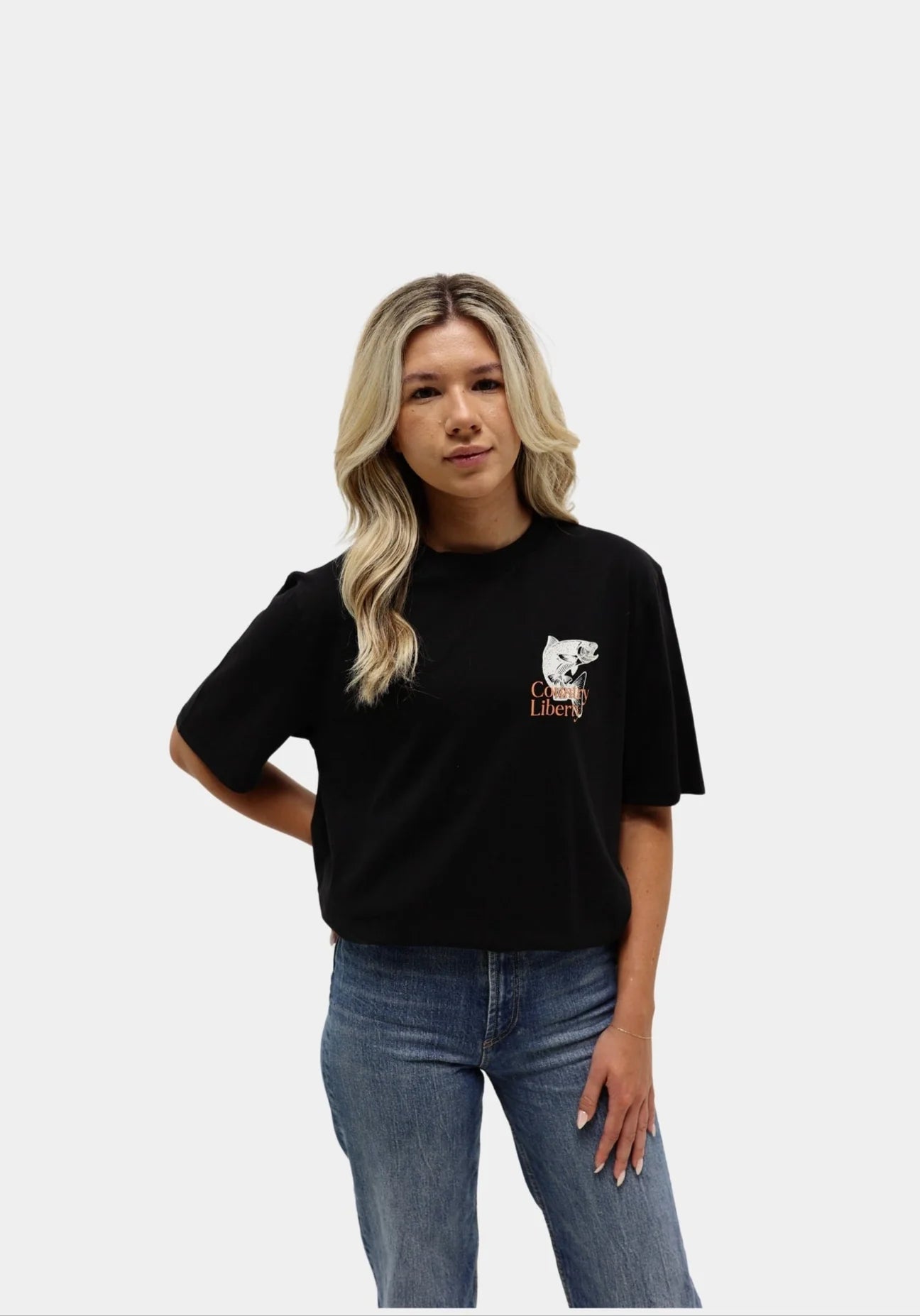 T-shirt Rustic Reel – Noir