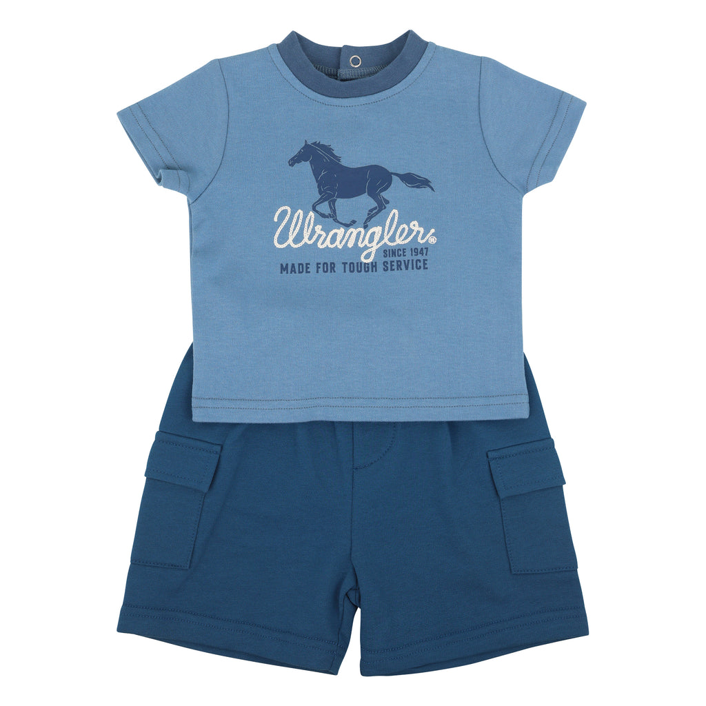 Ensemble short Running Horse