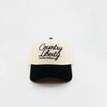Casquette « Country Liberty Signature » crème et noire