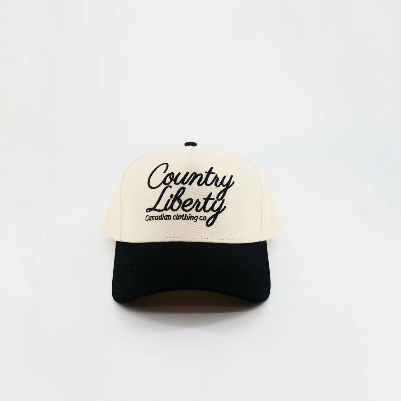 Casquette « Country Liberty Signature » crème et noire