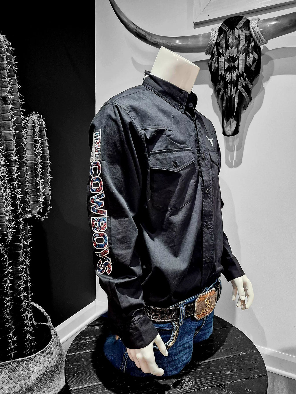 Chemise rider noir Homme