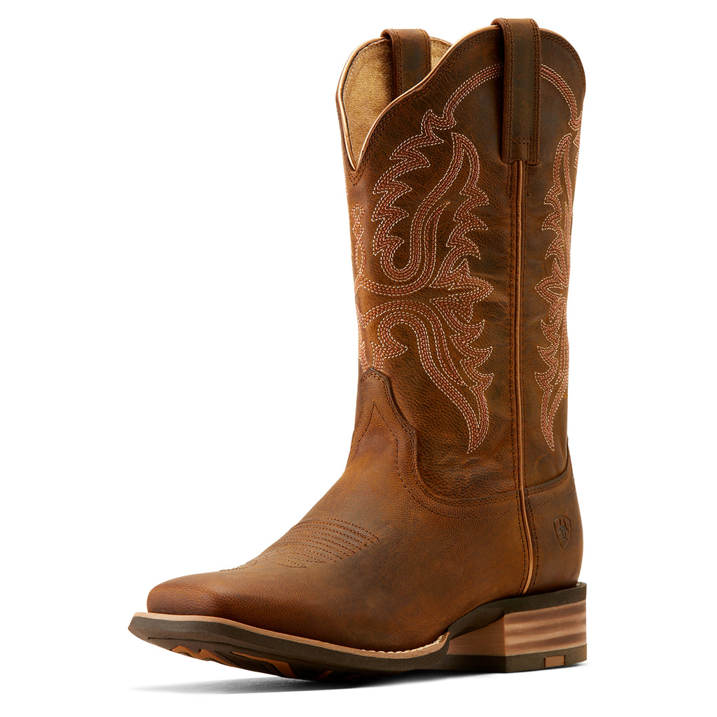 Ariat Olena Femme – Sassy Brown (Botte Western Bout Carré Large)